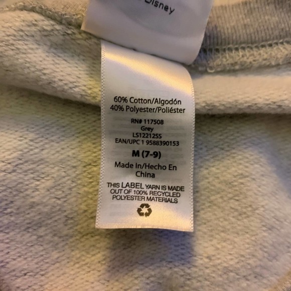 Disney Tinkerbell sweatshirt size 7-9 - Picture 5 of 5